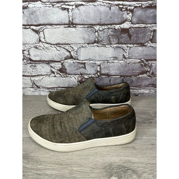 Sofft Green Grey Leather Slip On Snake Print Comfort Shoes Women’s Sz 9M US/40EU - Picture 16 of 16